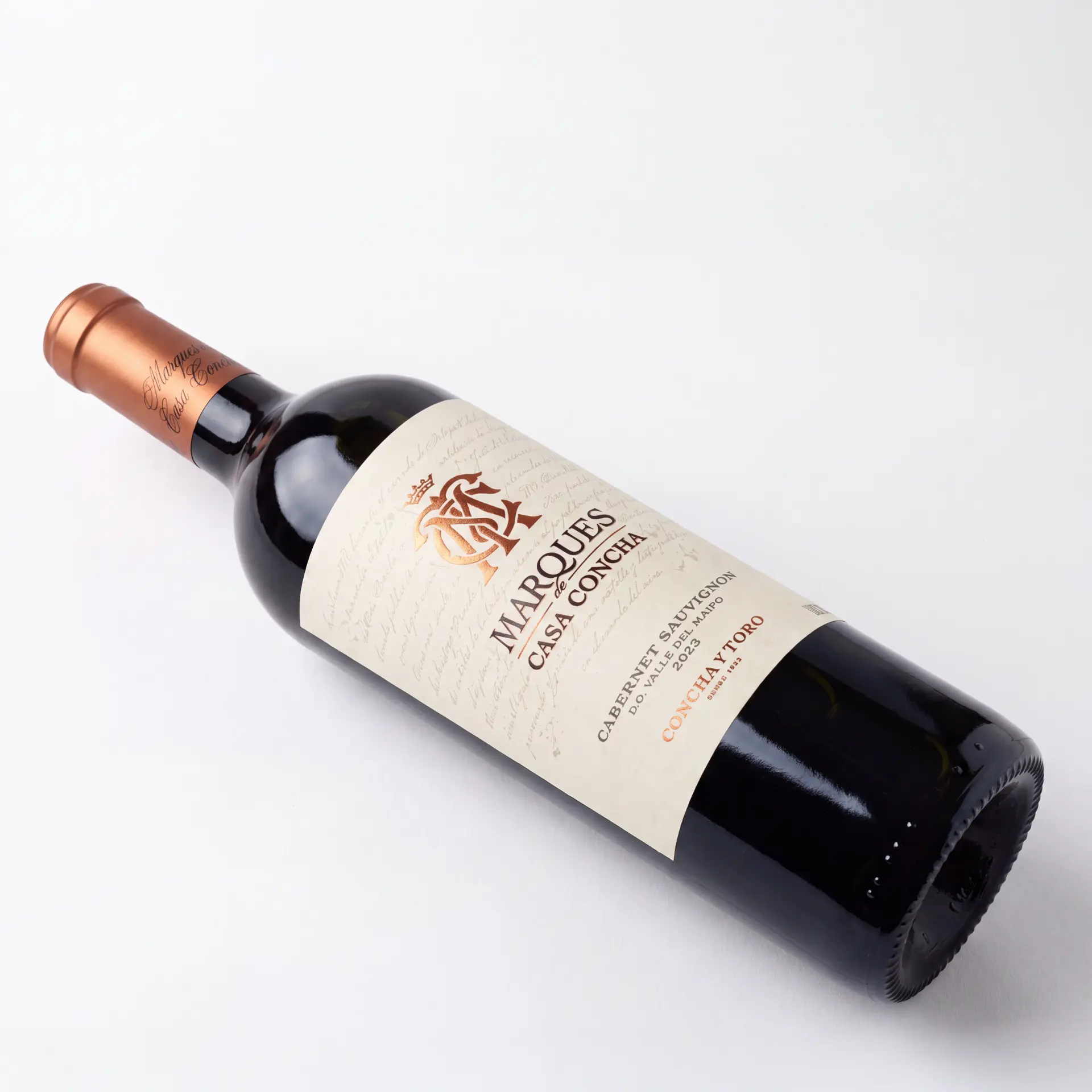 Marqués de Casa Concha — botella acostada